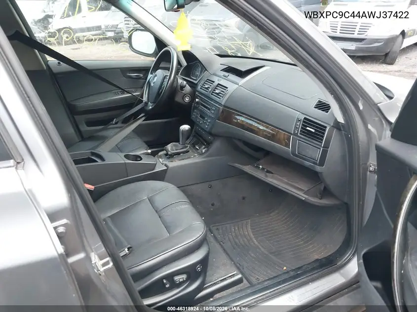2010 BMW X3 VIN WBXPC9C44AWJ37422 — фото 5