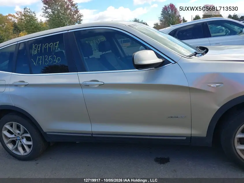 2011 BMW X3 VIN 5UXWX5C56BL713530 — фото 12
