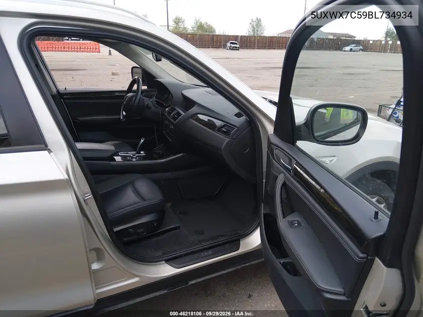 2011 BMW X3 VIN 5UXWX7C59BL734934 — фото 5