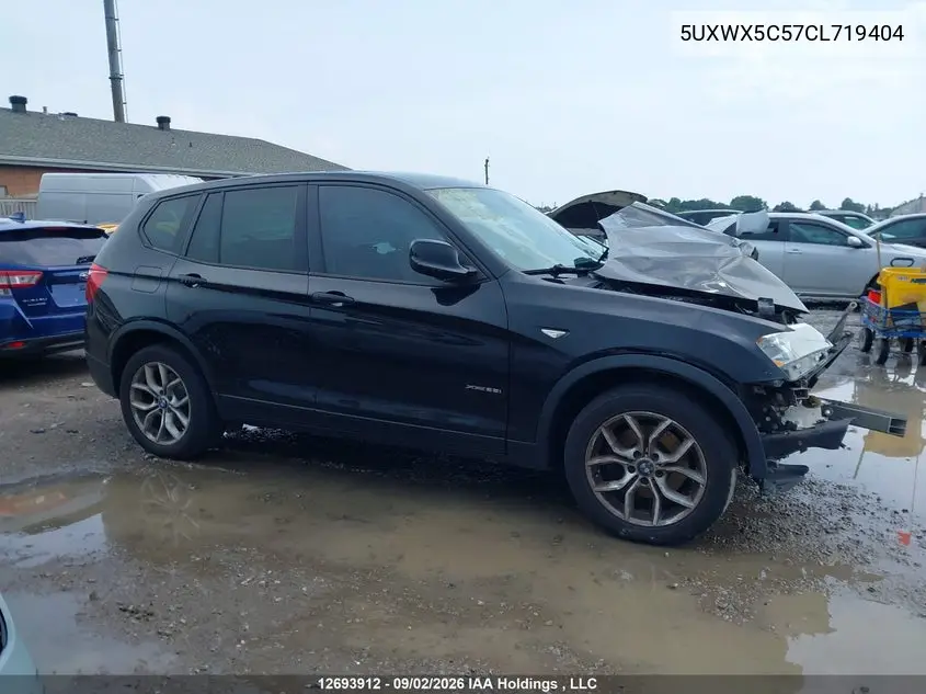 2012 BMW X3 VIN 5UXWX5C57CL719404 — фото 13