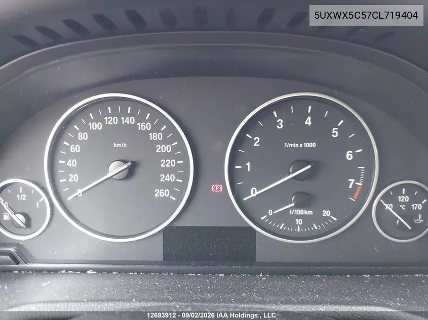 2012 BMW X3 VIN 5UXWX5C57CL719404 — фото 15