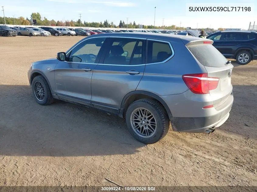 2012 BMW X3 VIN 5UXWX5C59CL717198 — фото 3