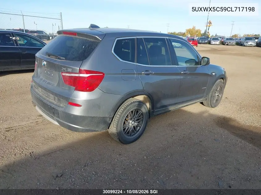 2012 BMW X3 VIN 5UXWX5C59CL717198 — фото 4