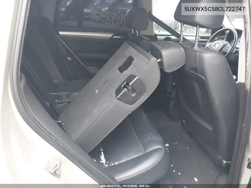 2012 BMW X3 VIN 5UXWX5C58CL722747 — фото 8