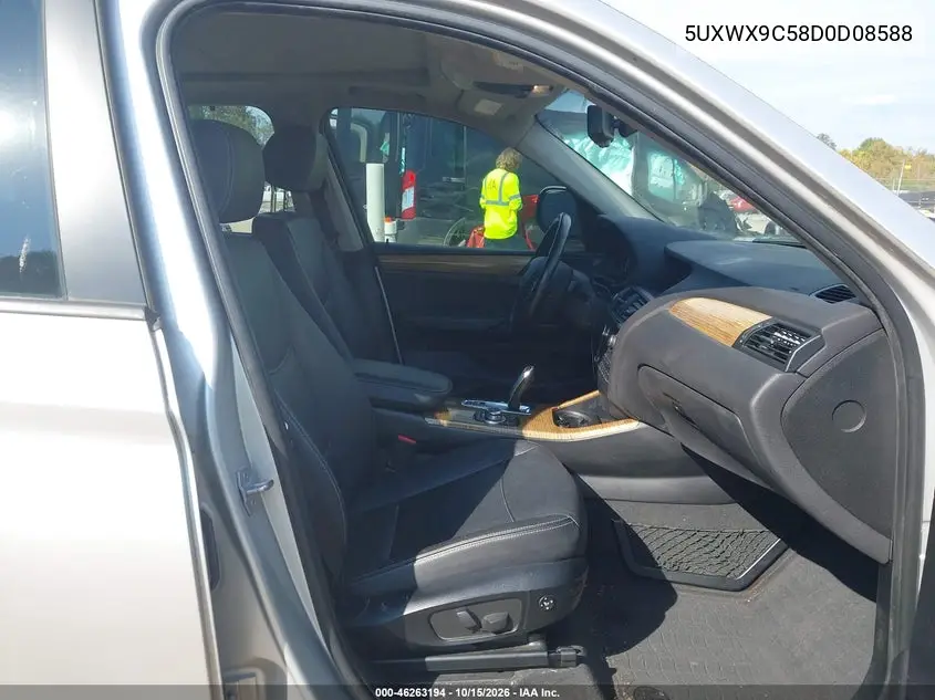 2013 BMW X3 VIN 5UXWX9C58D0D08588 — фото 5