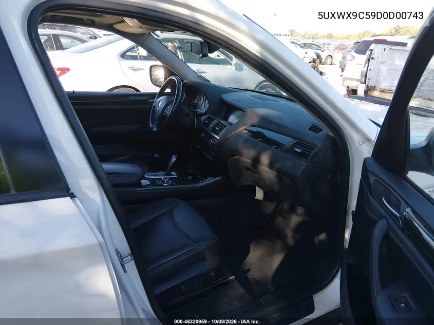 2013 BMW X3 VIN 5UXWX9C59D0D00743 — фото 5