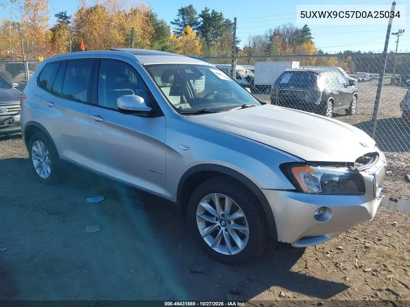 BMW X3 2013, VIN 5UXWX9C57D0A25034
