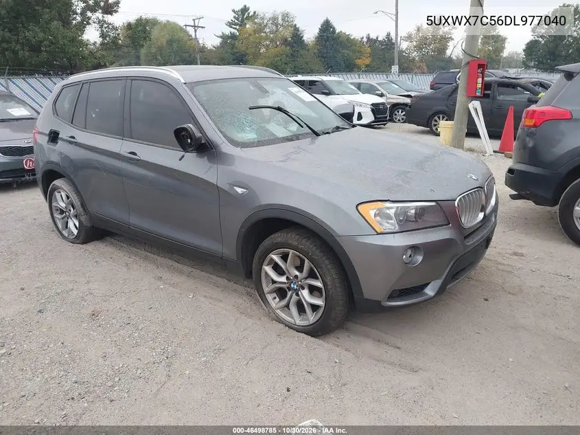 BMW X3 2013, VIN 5UXWX7C56DL977040