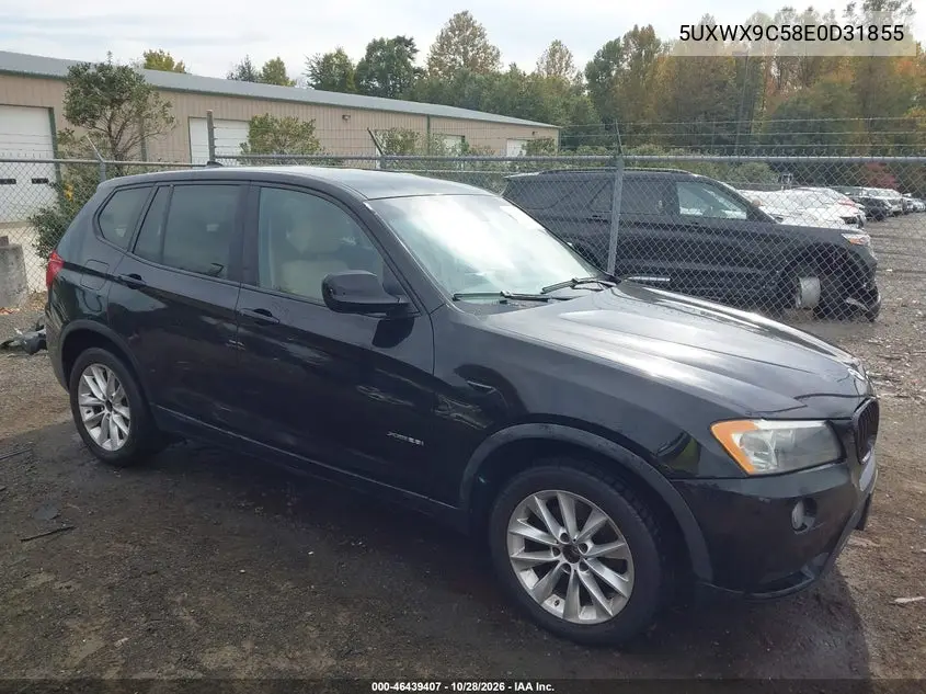 BMW X3 2014, VIN 5UXWX9C58E0D31855