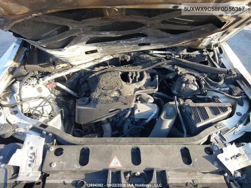 2015 BMW X3 VIN 5UXWX9C58F0D56367 — фото 10