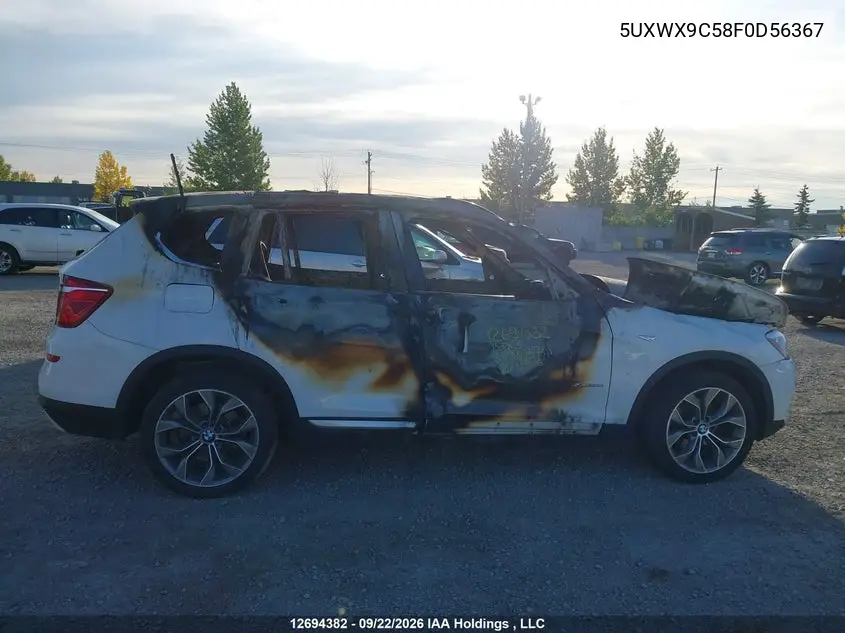 2015 BMW X3 VIN 5UXWX9C58F0D56367 — фото 13