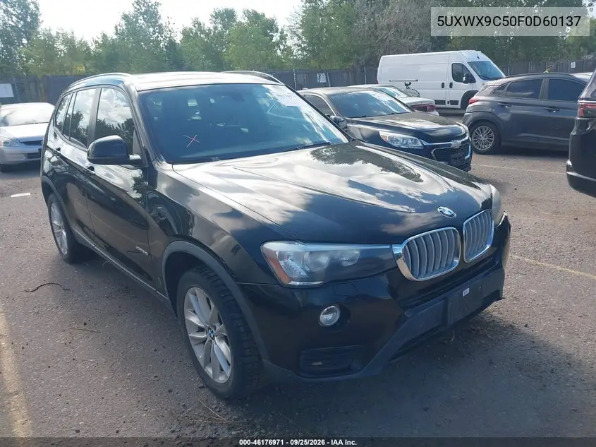 BMW X3 2015, VIN 5UXWX9C50F0D60137