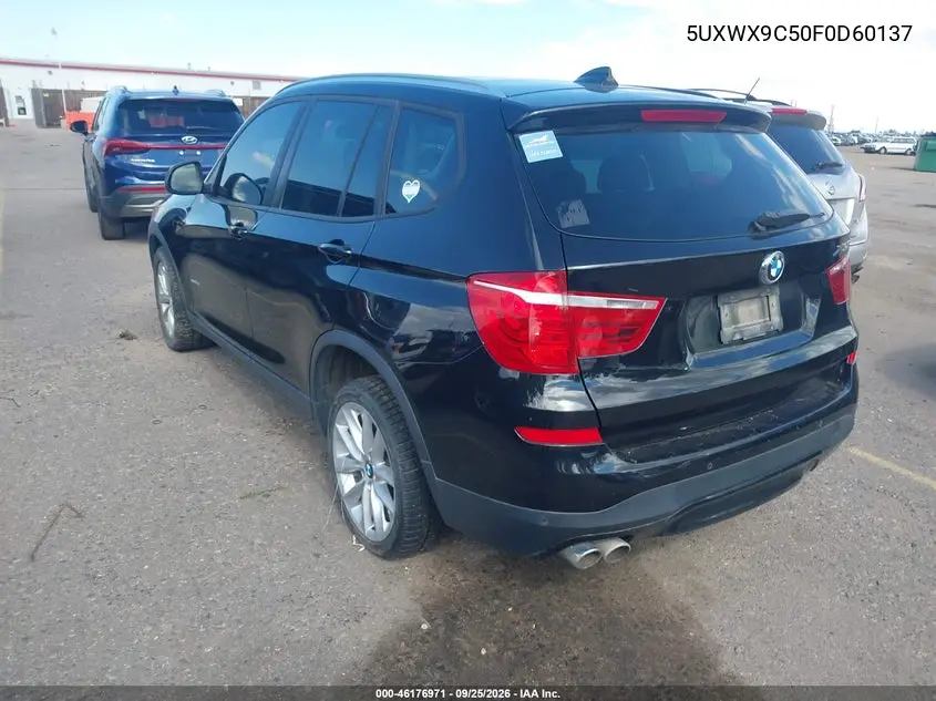 2015 BMW X3 VIN 5UXWX9C50F0D60137 — фото 3