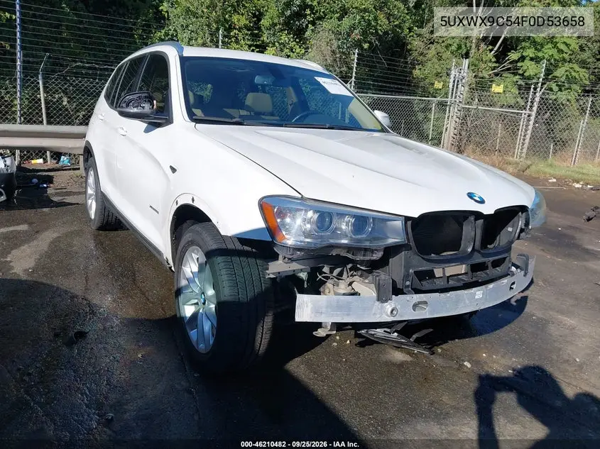 BMW X3 2015, VIN 5UXWX9C54F0D53658