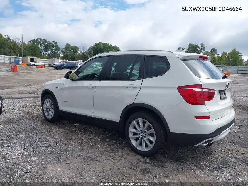 2015 BMW X3 VIN 5UXWX9C58F0D46664 — фото 3