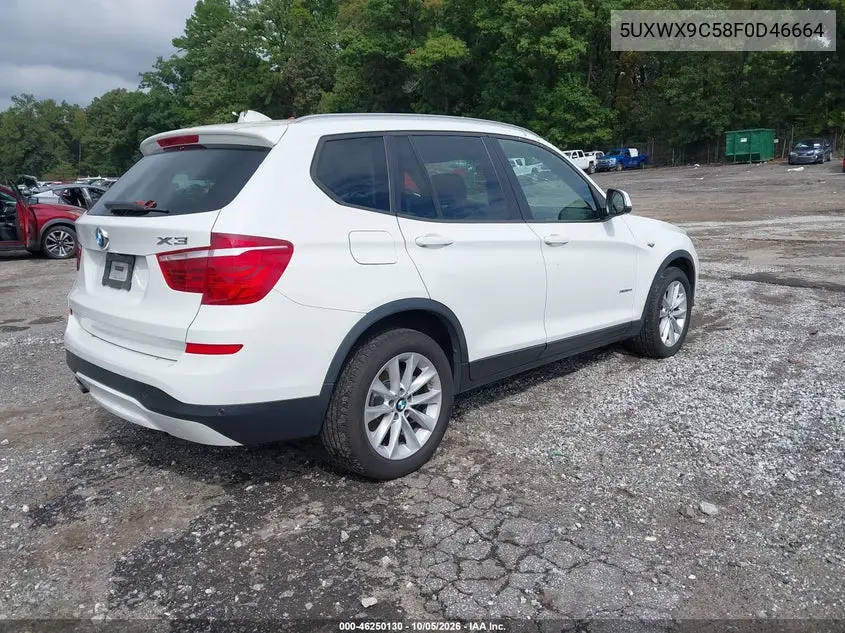 2015 BMW X3 VIN 5UXWX9C58F0D46664 — фото 4