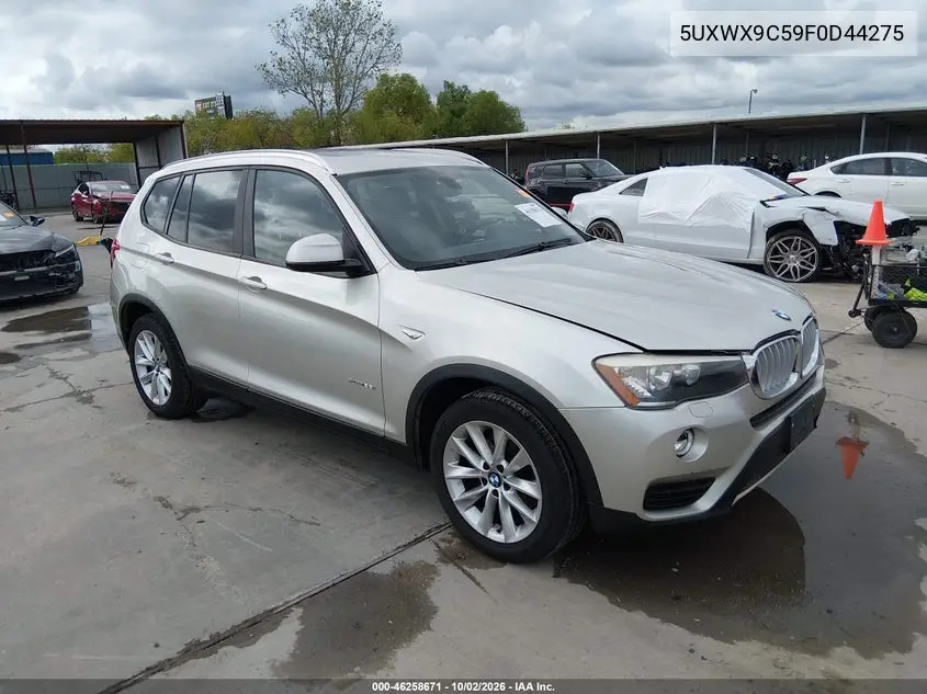 BMW X3 2015, VIN 5UXWX9C59F0D44275