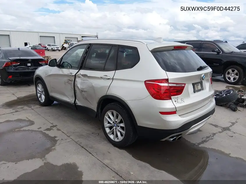 2015 BMW X3 VIN 5UXWX9C59F0D44275 — фото 3