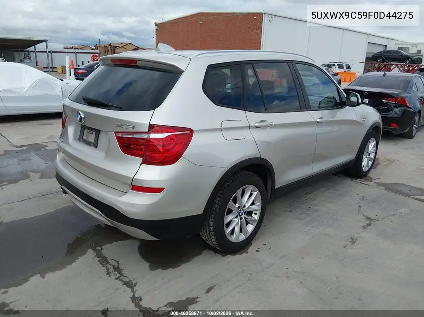 2015 BMW X3 VIN 5UXWX9C59F0D44275 — фото 4