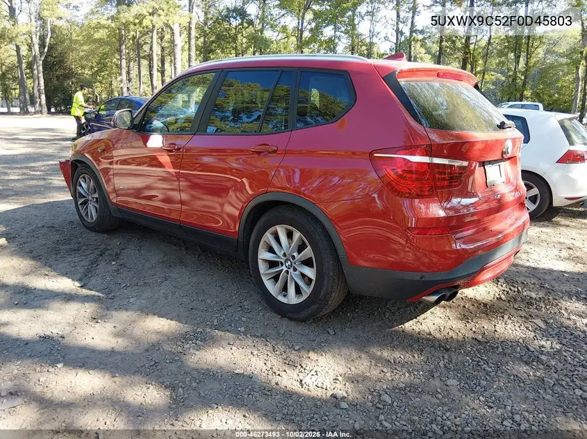 2015 BMW X3 VIN 5UXWX9C52F0D45803 — фото 3