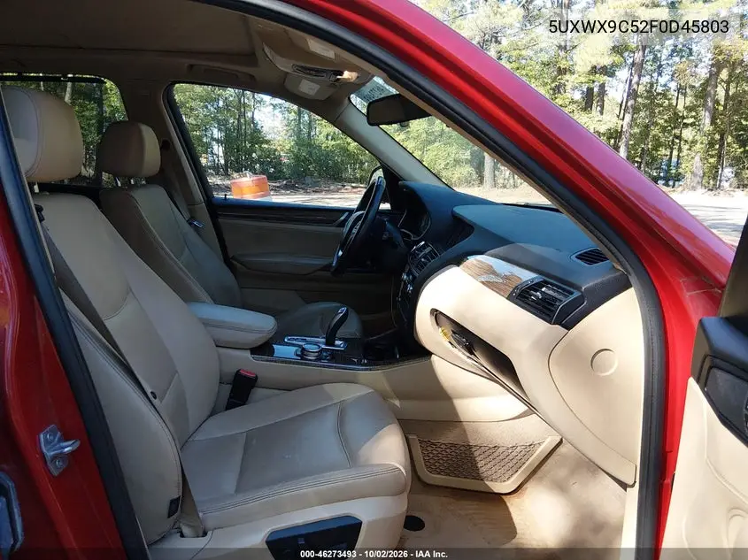 2015 BMW X3 VIN 5UXWX9C52F0D45803 — фото 5