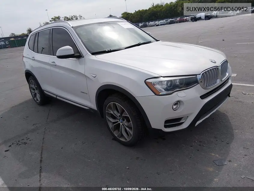 BMW X3 2015, VIN 5UXWX9C56F0D60952