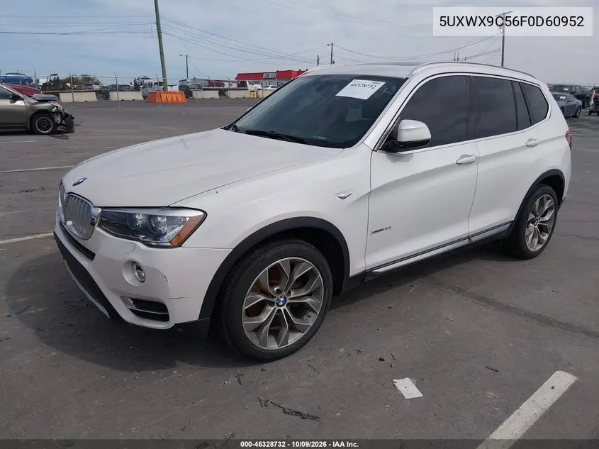 2015 BMW X3 VIN 5UXWX9C56F0D60952 — фото 2