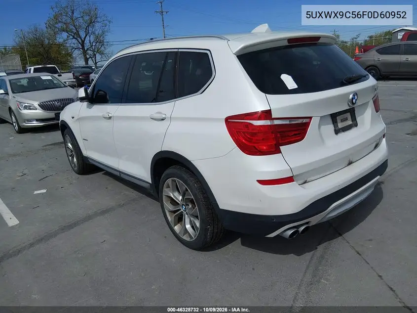 2015 BMW X3 VIN 5UXWX9C56F0D60952 — фото 3