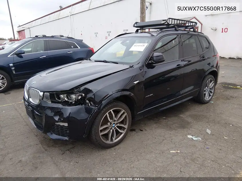 2016 BMW X3 VIN 5UXWX7C55G0R17868 — фото 2