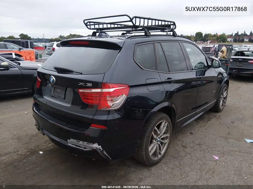 2016 BMW X3 VIN 5UXWX7C55G0R17868 — фото 4