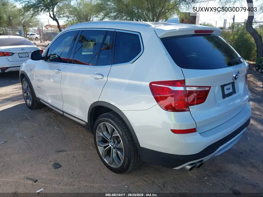 2016 BMW X3 VIN 5UXWX9C50G0D79403 — фото 3