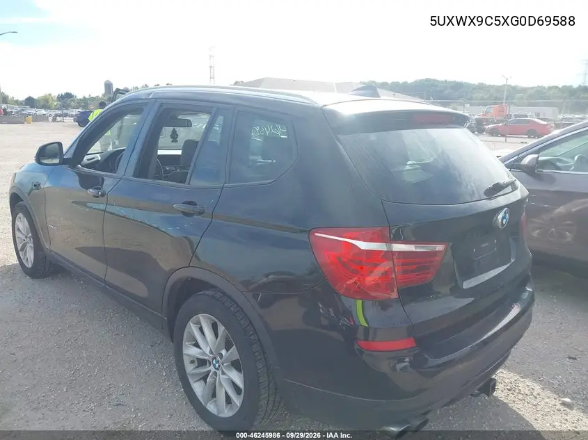 2016 BMW X3 VIN 5UXWX9C5XG0D69588 — фото 3