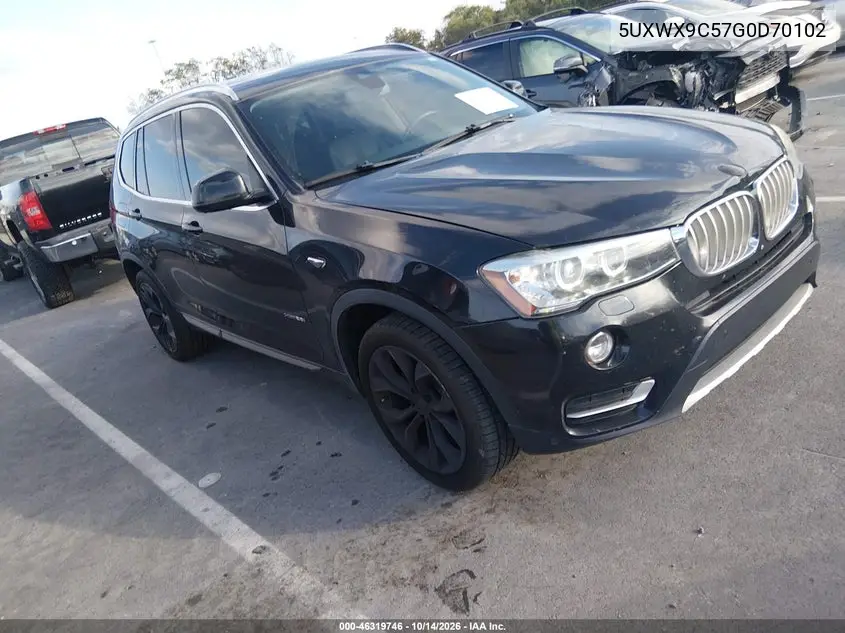 BMW X3 2016, VIN 5UXWX9C57G0D70102