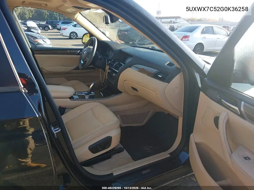 2016 BMW X3 VIN 5UXWX7C52G0K36258 — фото 5