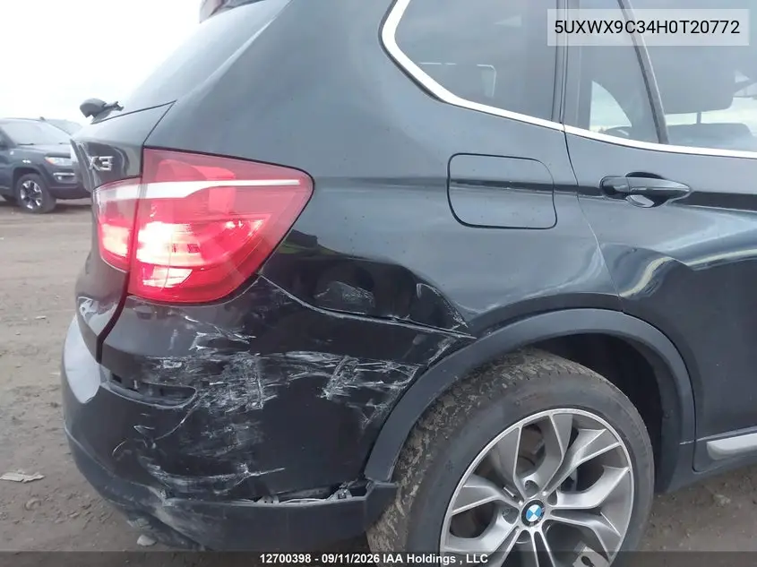 2017 BMW X3 VIN 5UXWX9C34H0T20772 — фото 12