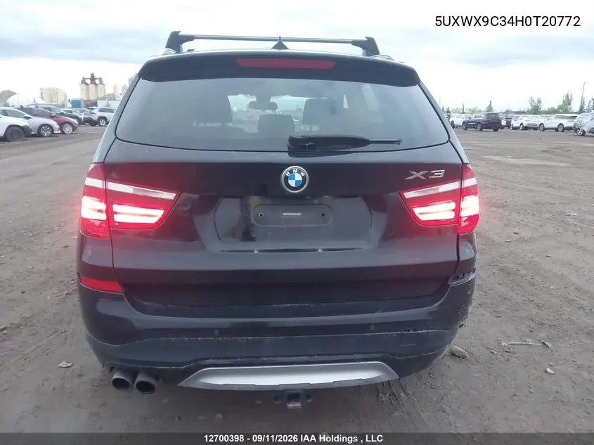 2017 BMW X3 VIN 5UXWX9C34H0T20772 — фото 17