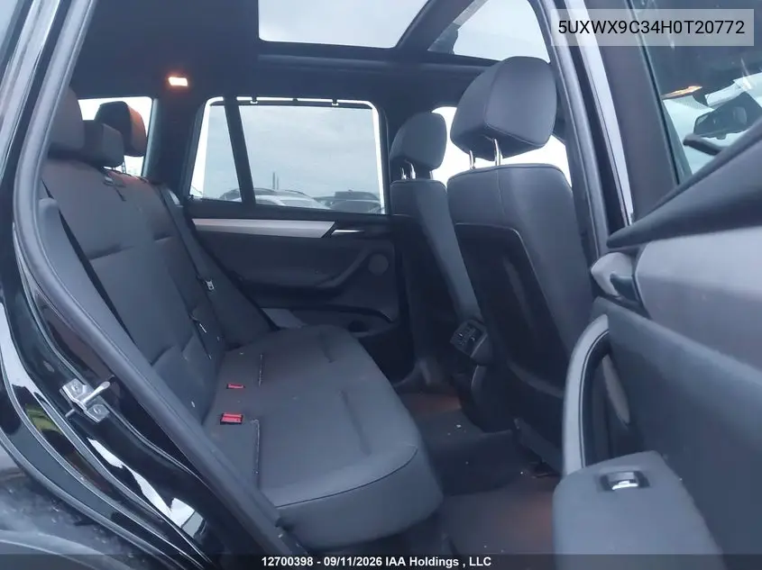2017 BMW X3 VIN 5UXWX9C34H0T20772 — фото 8