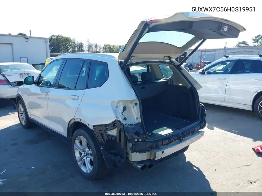 2017 BMW X3 VIN 5UXWX7C56H0S19951 — фото 3