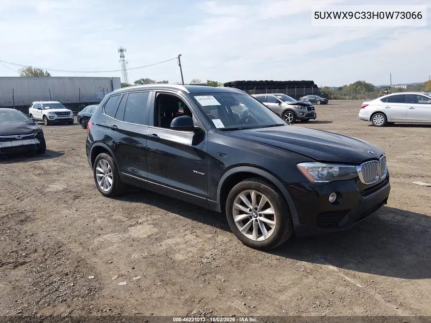 BMW X3 2017, VIN 5UXWX9C33H0W73066