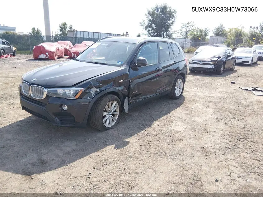 2017 BMW X3 VIN 5UXWX9C33H0W73066 — фото 2