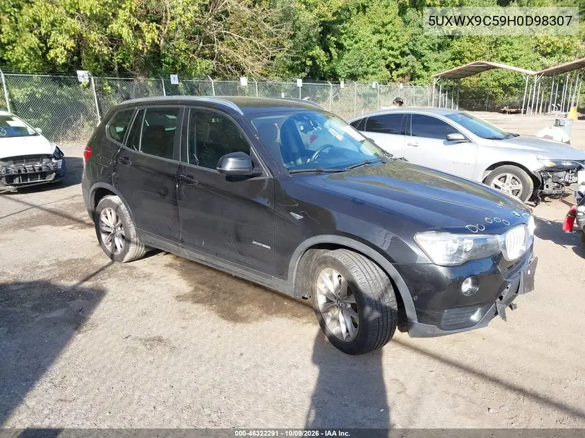 BMW X3 2017, VIN 5UXWX9C59H0D98307