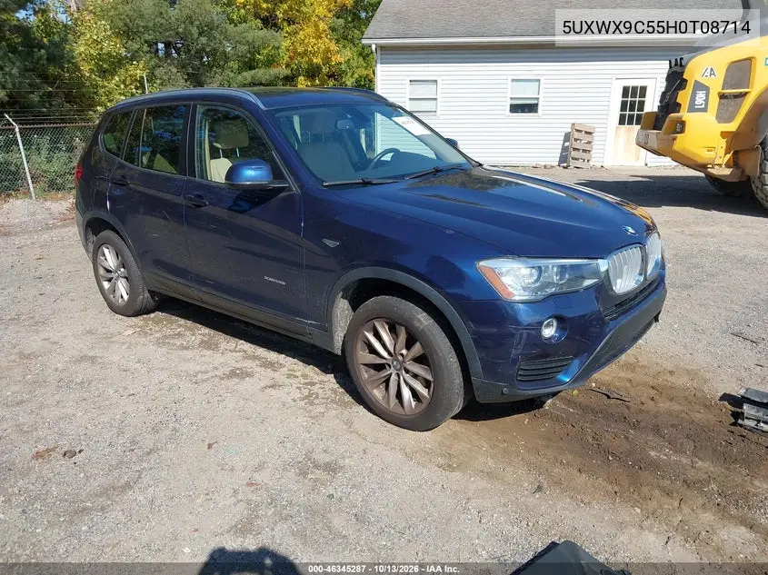 BMW X3 2017, VIN 5UXWX9C55H0T08714