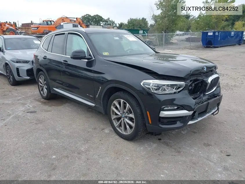 BMW X3 2018, VIN 5UXTR9C58JLC84252