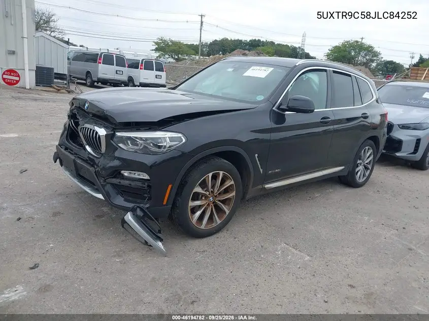 2018 BMW X3 VIN 5UXTR9C58JLC84252 — фото 2