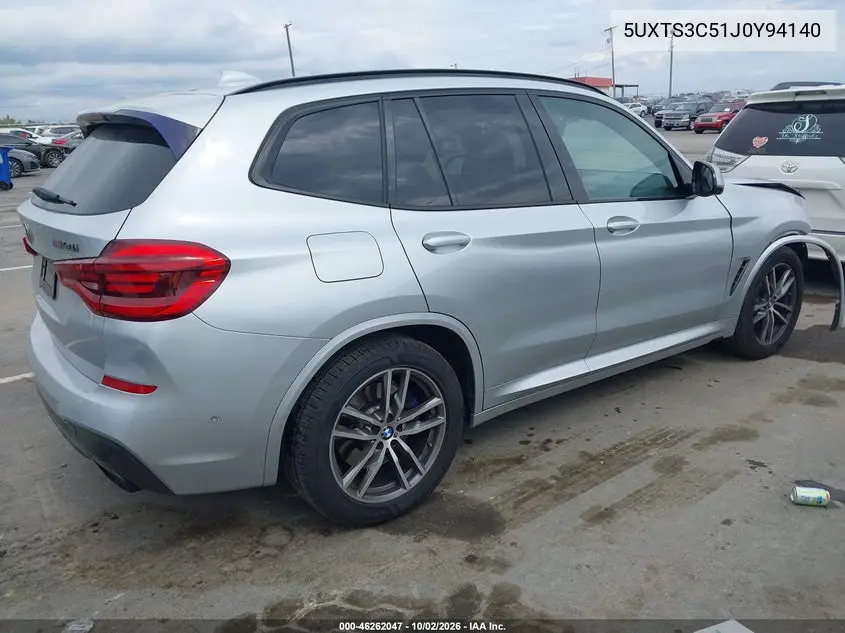 2018 BMW X3 VIN 5UXTS3C51J0Y94140 — фото 4