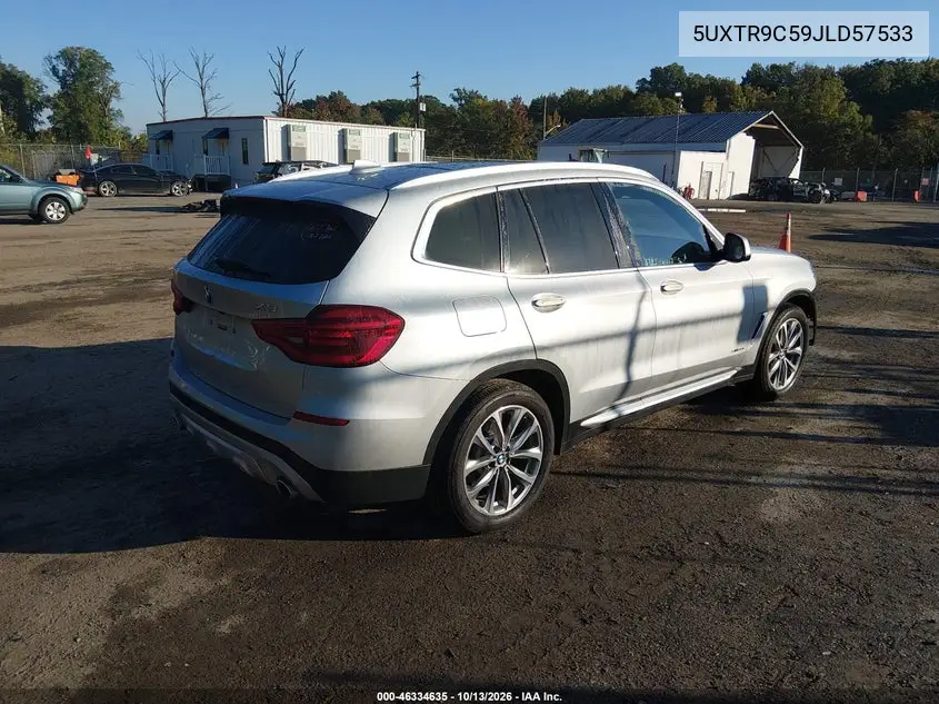 2018 BMW X3 VIN 5UXTR9C59JLD57533 — фото 4
