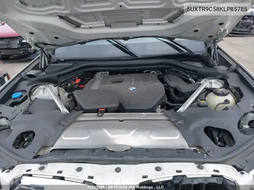 2019 BMW X3 VIN 5UXTR9C58KLP85785 — фото 10