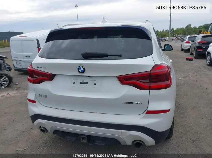 2019 BMW X3 VIN 5UXTR9C58KLP85785 — фото 16