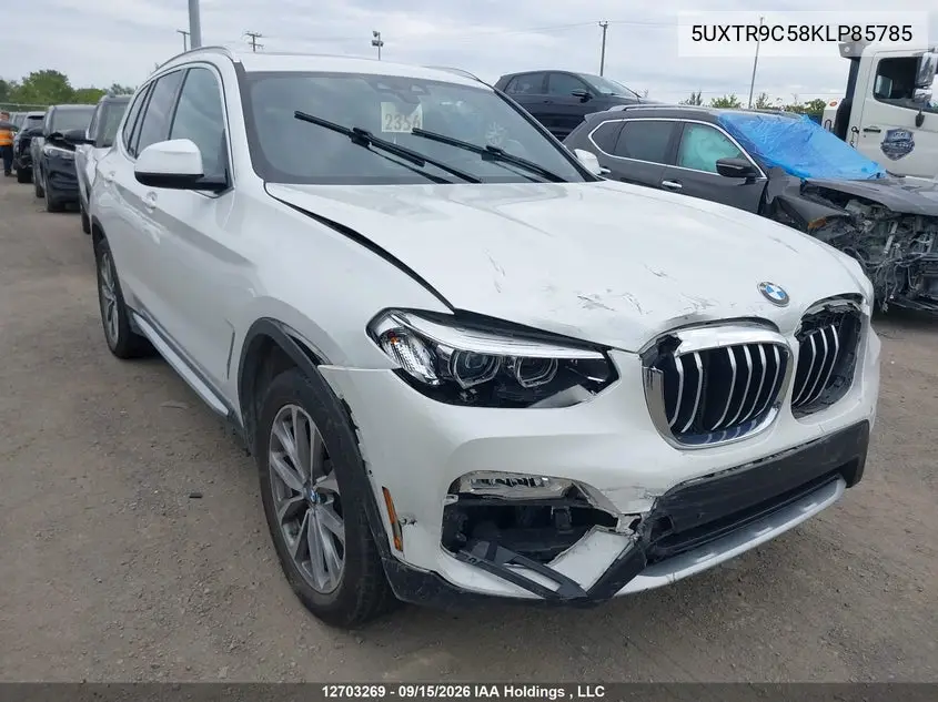 2019 BMW X3 VIN 5UXTR9C58KLP85785 — фото 6