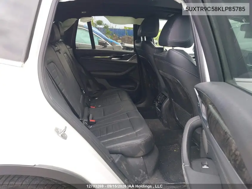 2019 BMW X3 VIN 5UXTR9C58KLP85785 — фото 8